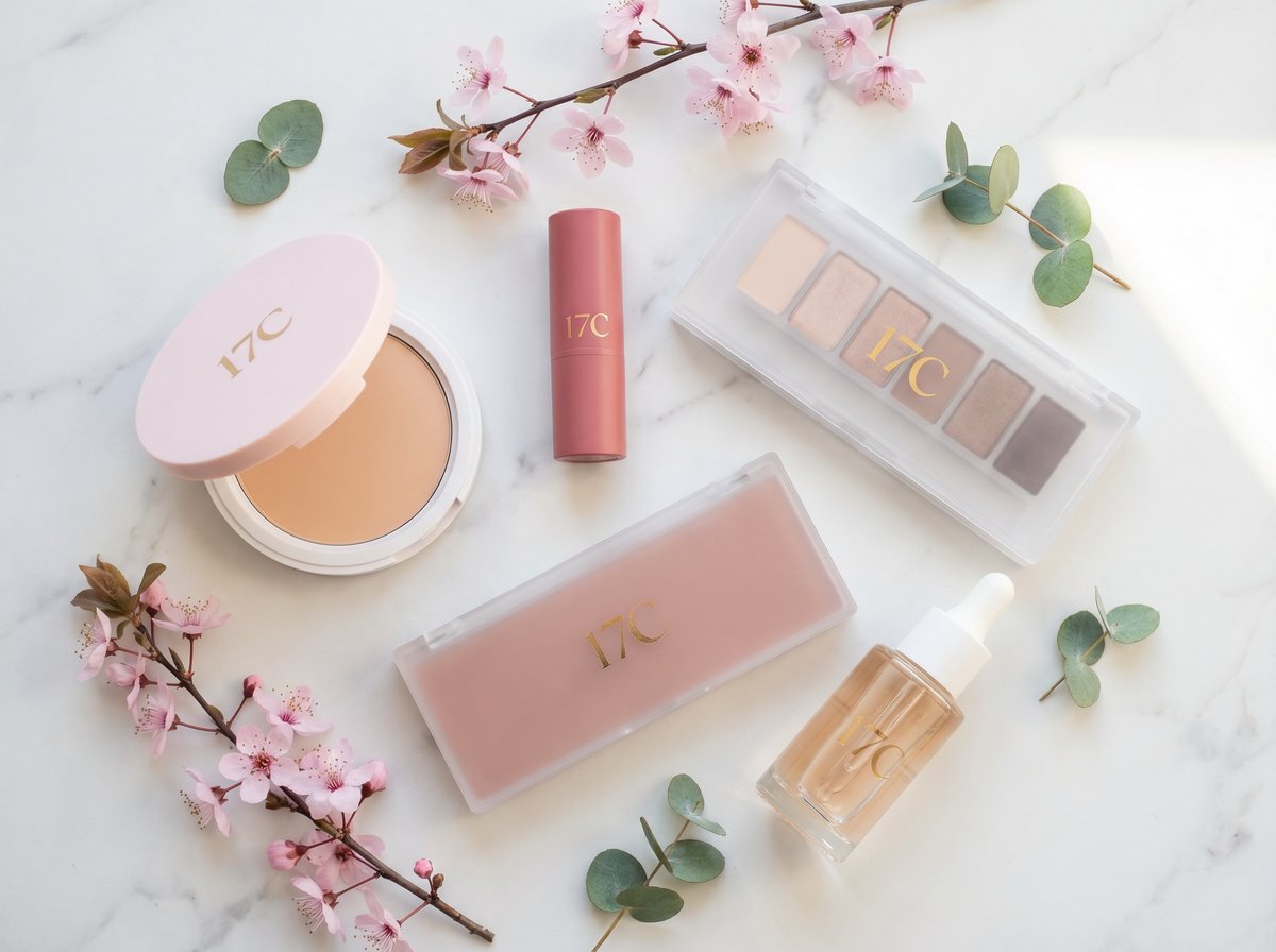 17C品牌潮流美妆套装 - 专为亚洲肤质设计的美妆产品